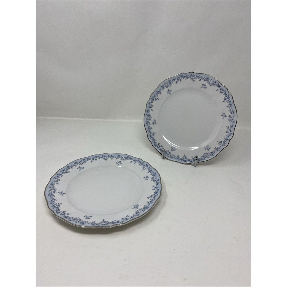 Lot of 2 Franconia Krautheim Delphine Bavarian Bone China 7 3/4" Salad Plate